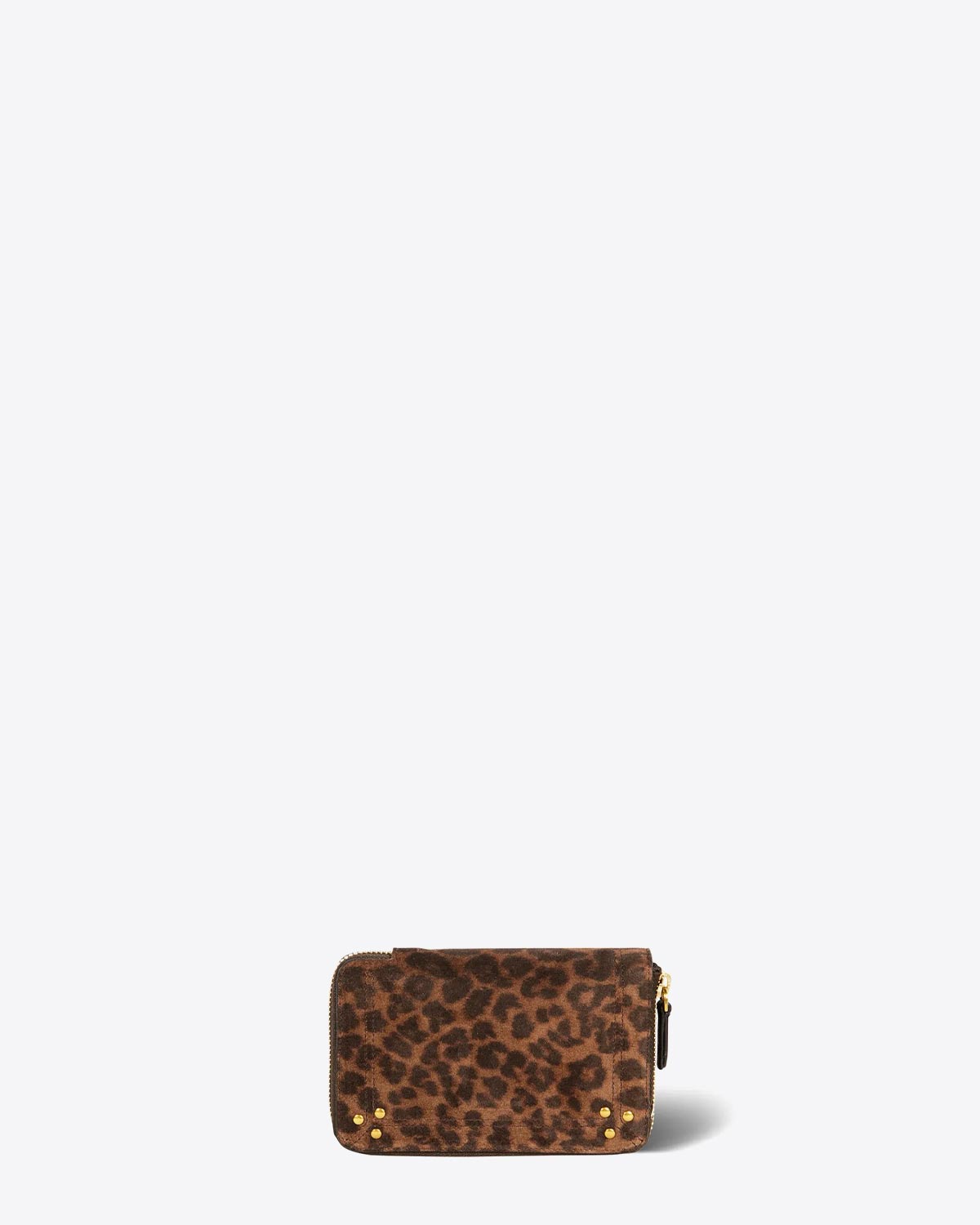 Jérôme Dreyfuss portefeuille Julien Split Suede Léopard Naturel