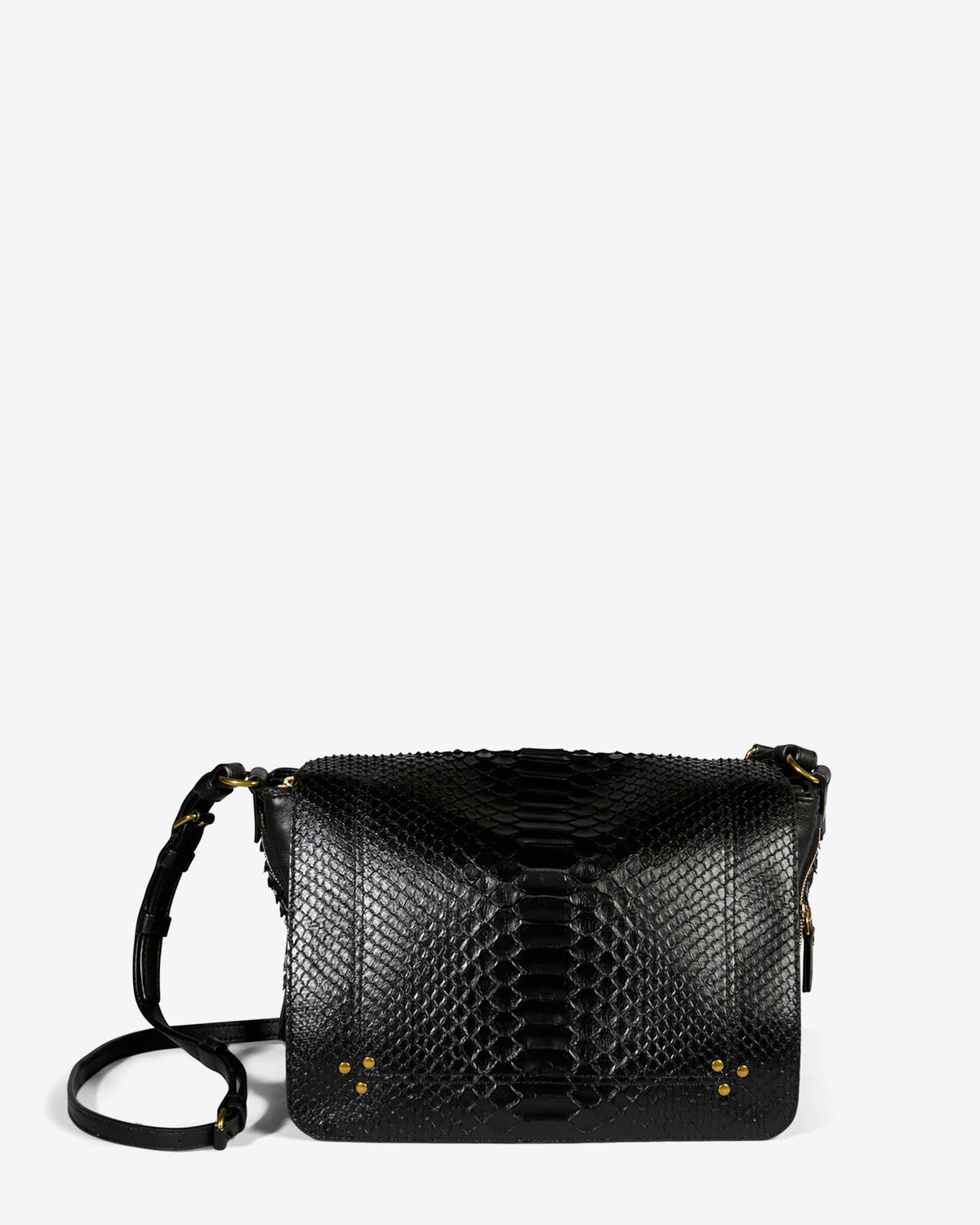 Sac Igor J&eacute;r&ocirc;me Dreyfuss  Cuir Python Noir