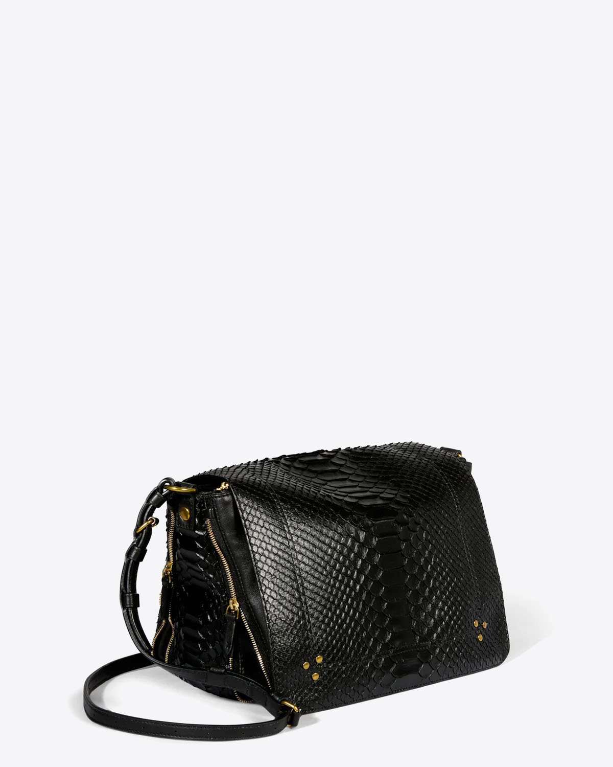 Sac Igor J&eacute;r&ocirc;me Dreyfuss  Cuir Python Noir