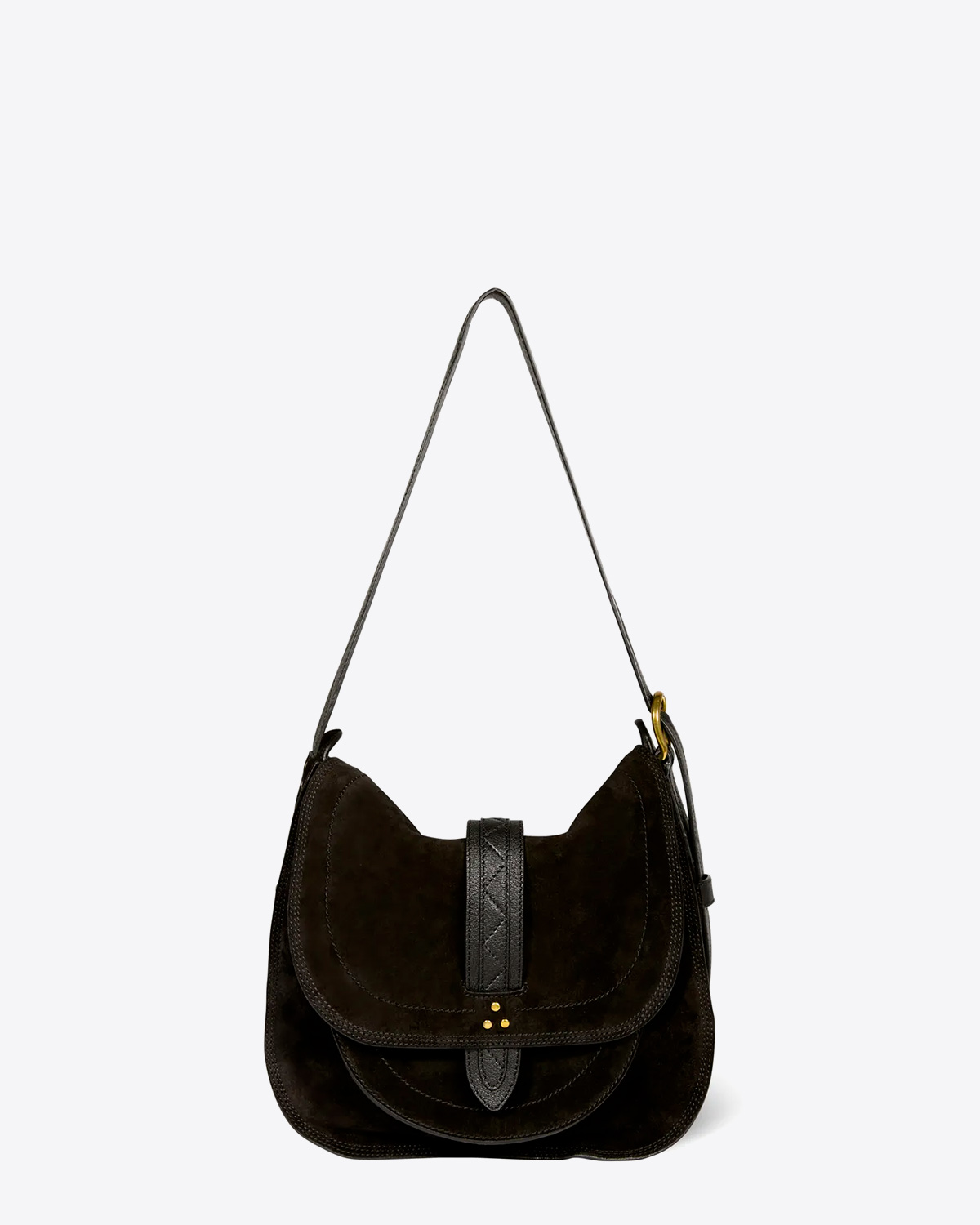 Jérôme Dreyfuss Sac Mario en cuir Noir 