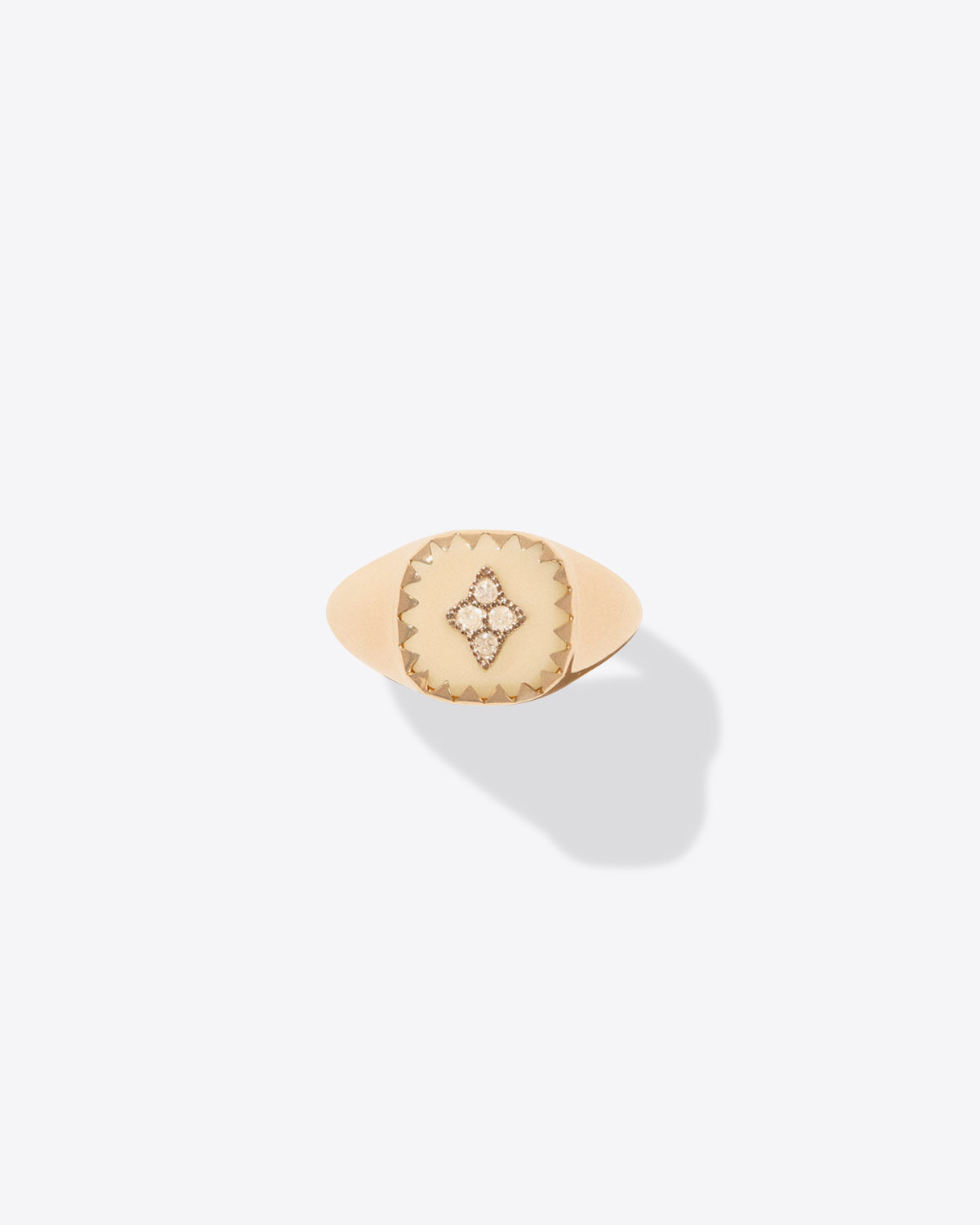 Pascale Monvoisin Chevalière Pierrot — Blanc