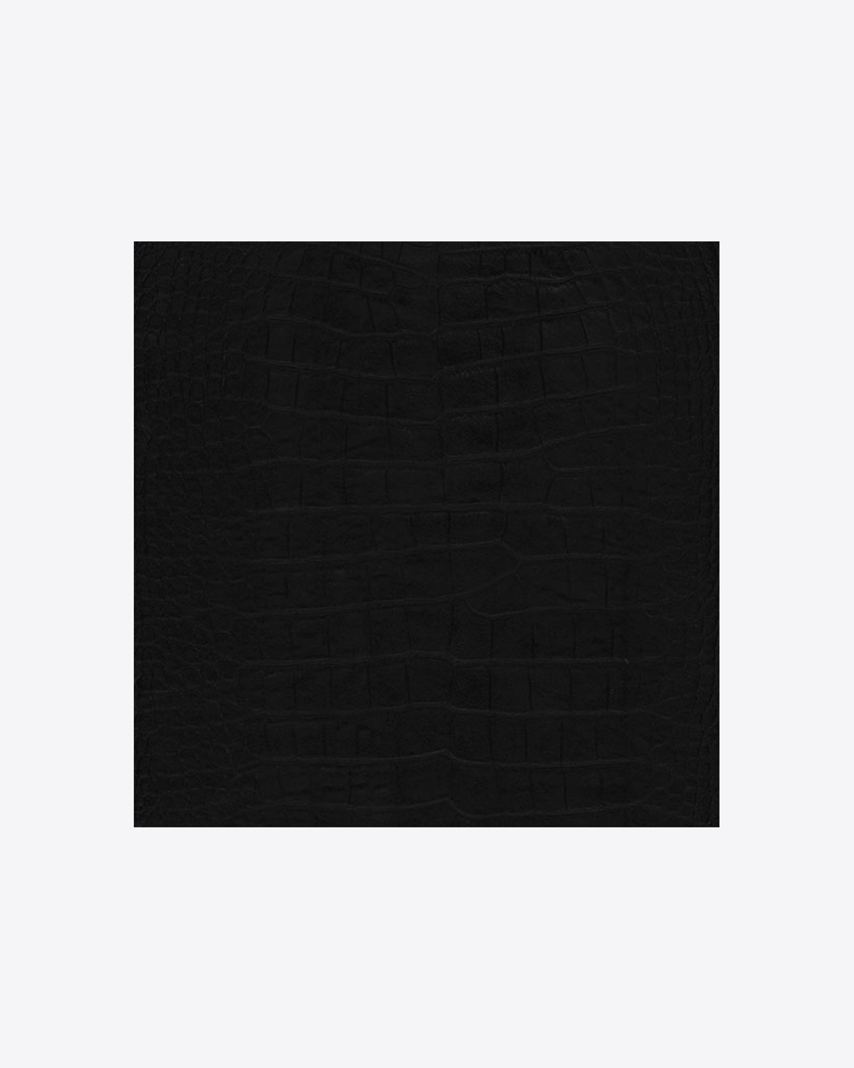 Cuir vachette croco noir Jérôme Dreyfuss. 